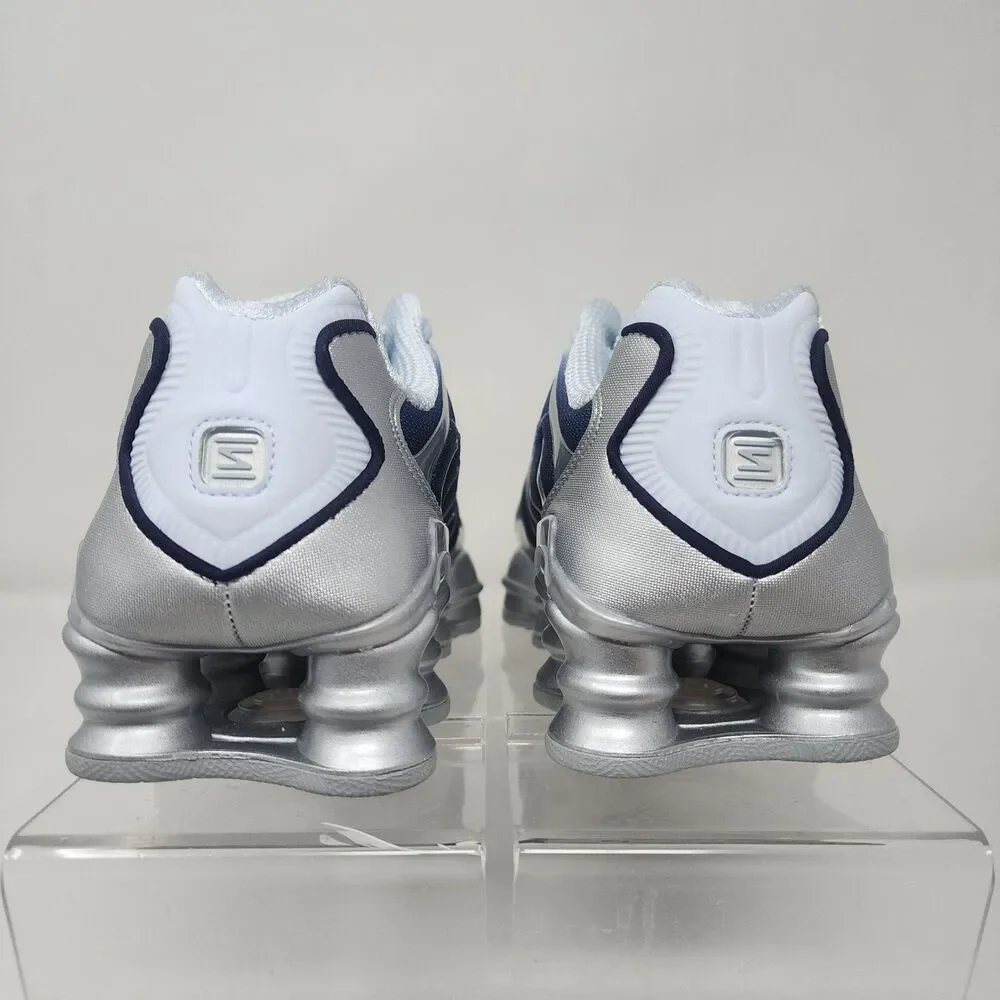 Nike Shox TL Shoes Womens Size 8.5 Blue Silver Running Sneakers Casual Sports